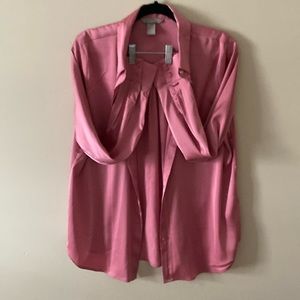 Pink Dress Shirt Size M